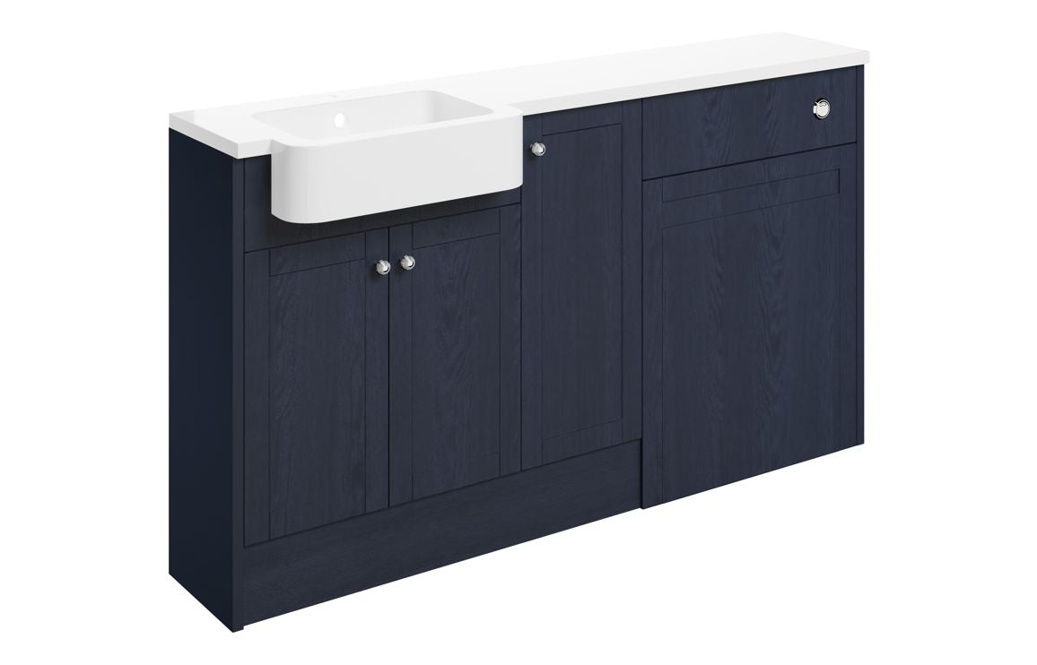 Strines Fitted Furniture Pack - Basin, WC Unit and 1 Door Unit 1542mm