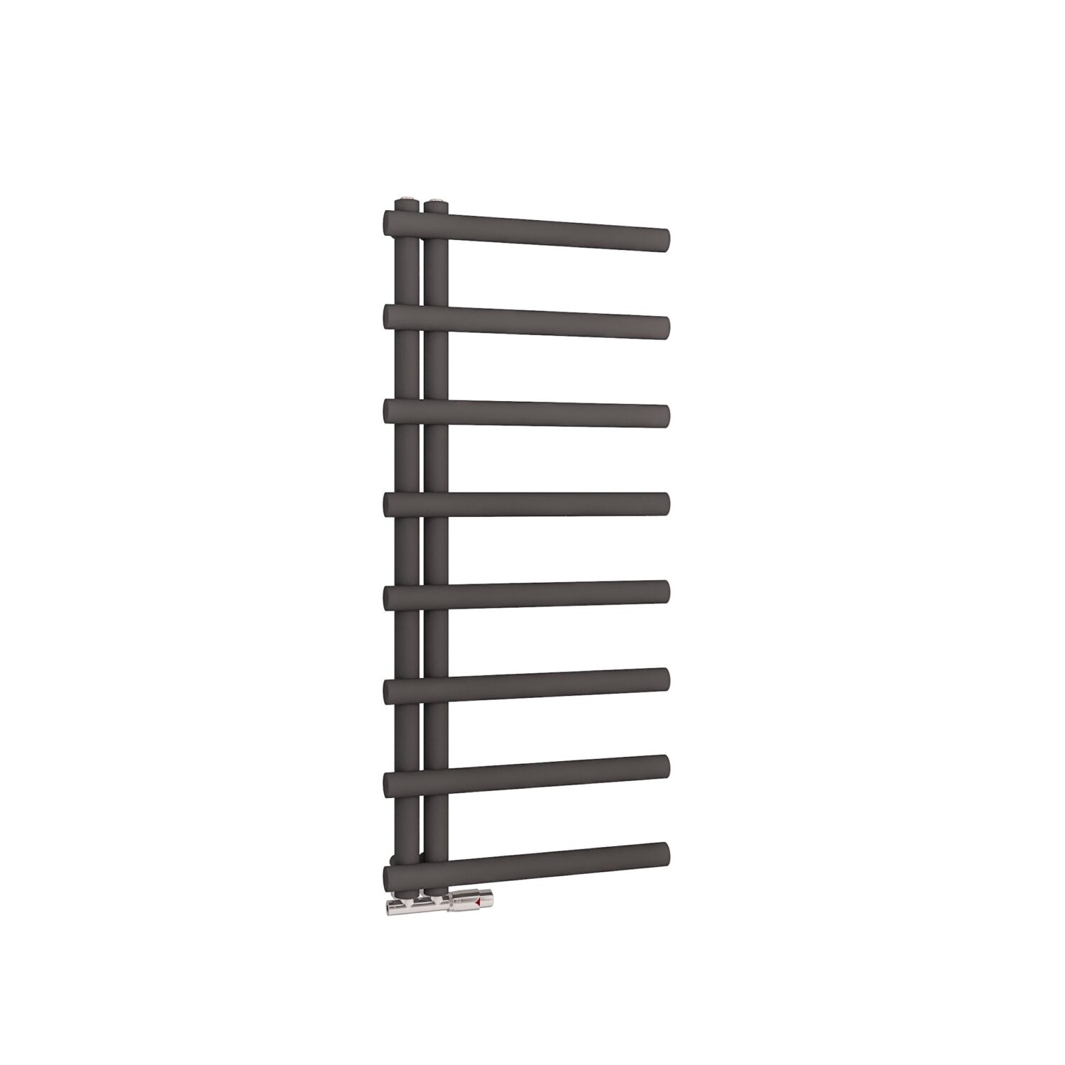 anthracite grey open arm radiator