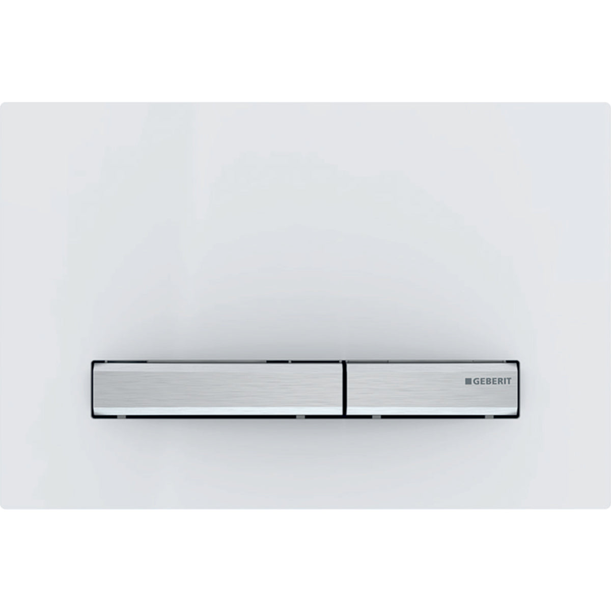 Geberit Sigma50 dual flush plate - Chrome buttons