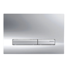 Geberit Sigma50 dual flush plate - Chrome buttons