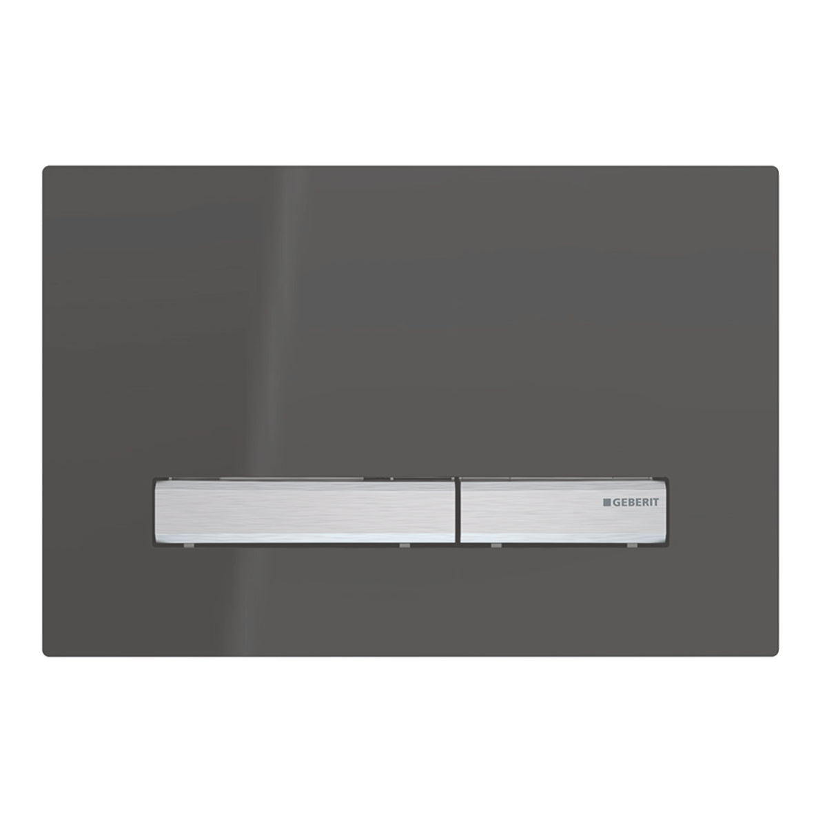 Geberit Sigma50 dual flush plate - Chrome buttons