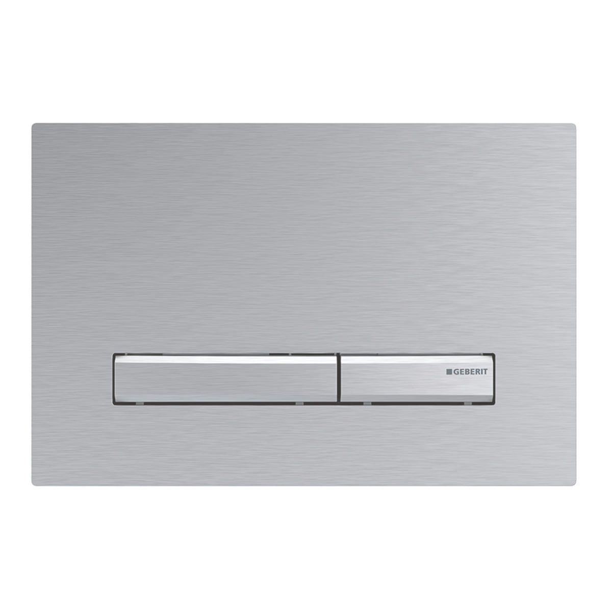 Geberit Sigma50 dual flush plate - Chrome buttons