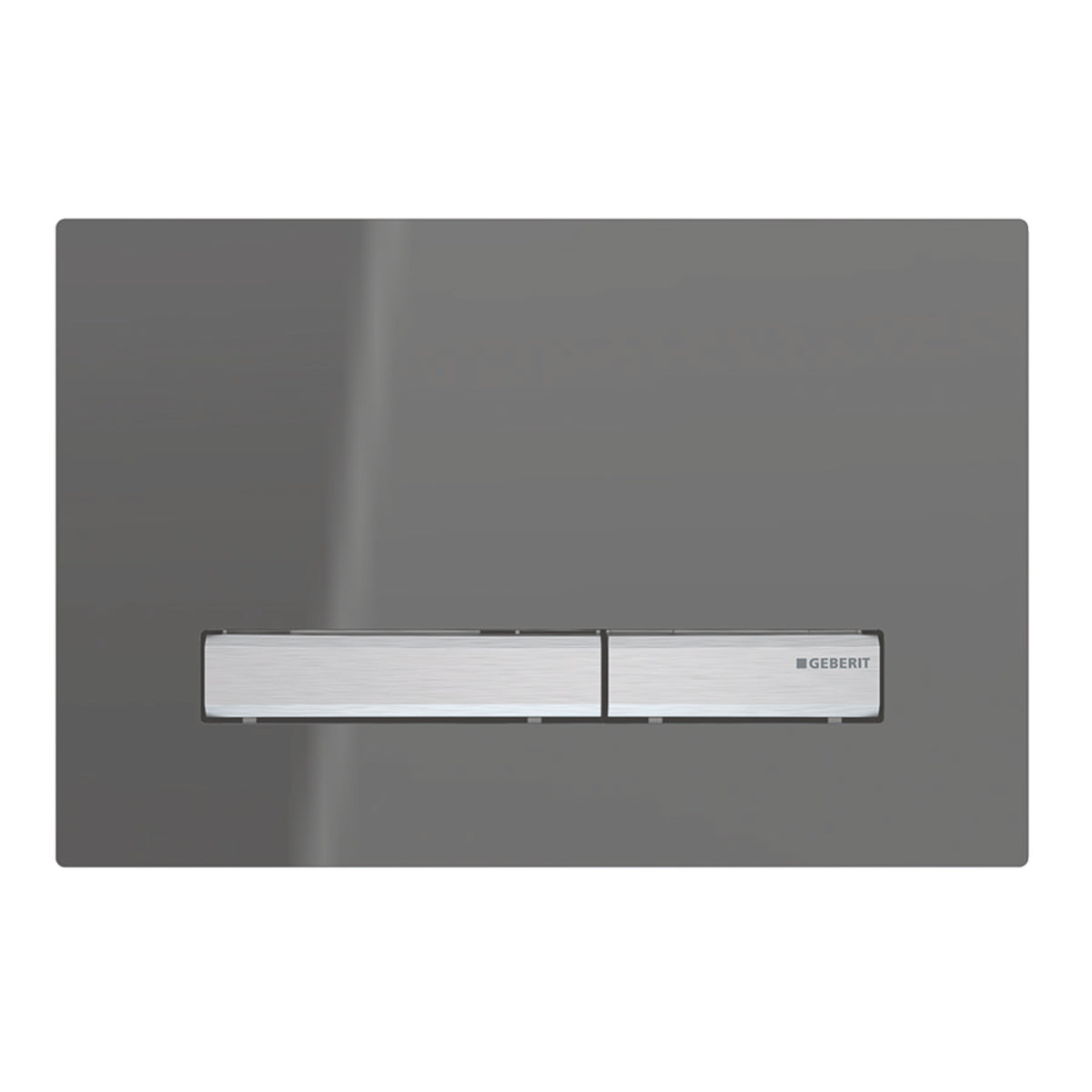 Geberit Sigma50 dual flush plate - Chrome buttons