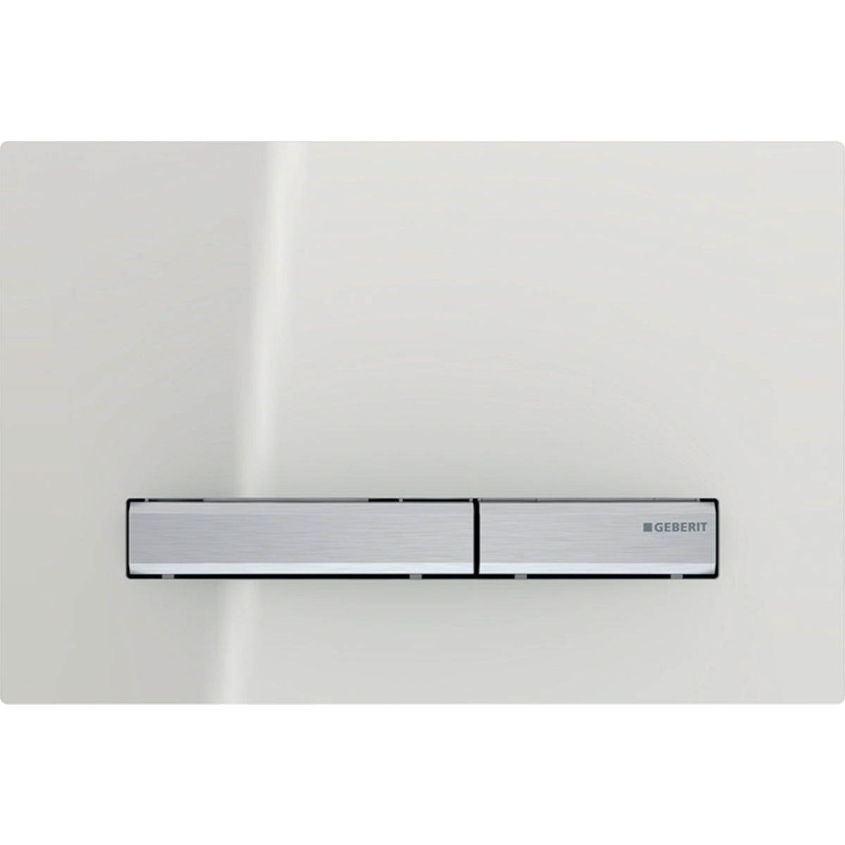 Geberit Sigma50 dual flush plate - Chrome buttons