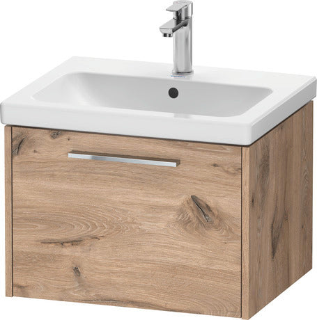 oak effect basin unit 