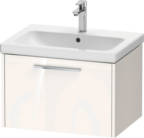 gloss white basin unit