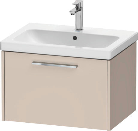 beige basin unit and white basin