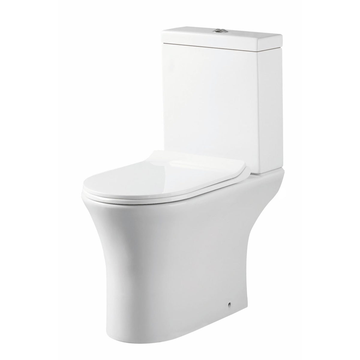 Scudo Deia Rimless Open Back Close Coupled Toilet