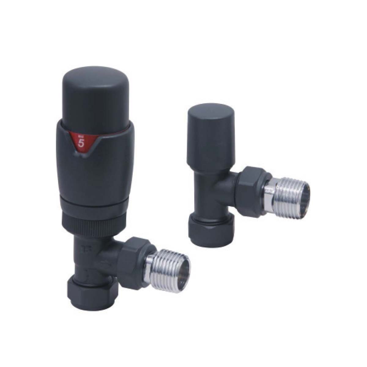 Scudo Designer Angled TRV Valves