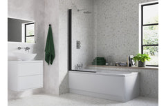 Rudyard Single Straight Bath Screen (4 Colours)