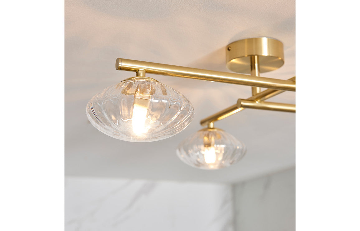 Ilam Ceiling Light - Brushed Brass