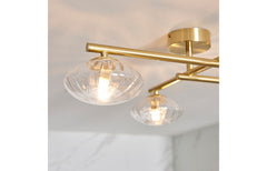 Ilam Ceiling Light - Brushed Brass