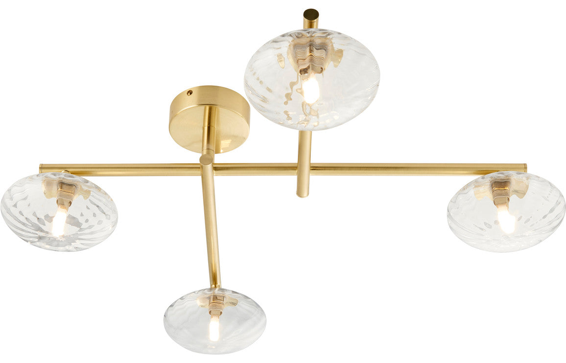 Ilam Ceiling Light - Brushed Brass