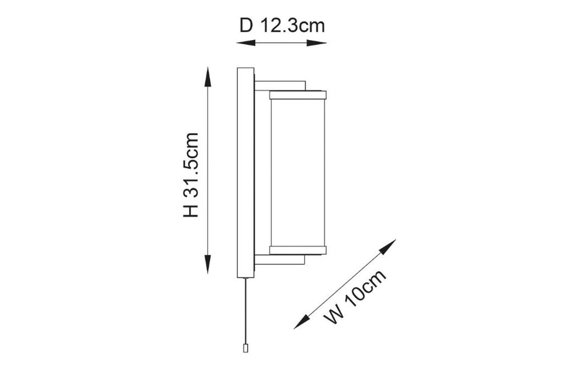 Sturston Wall Light - Chrome