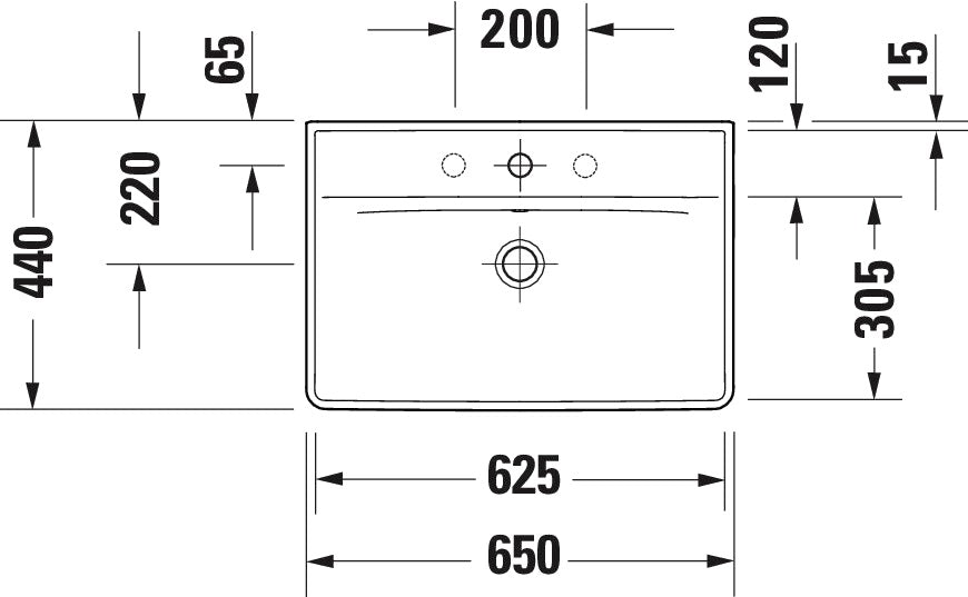 basin technical drawing 