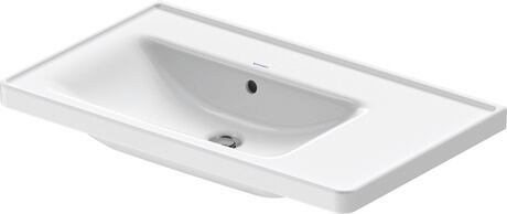 basin with offset bowl