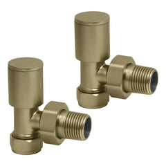 DQ Essential Manual Angled Radiator Valves