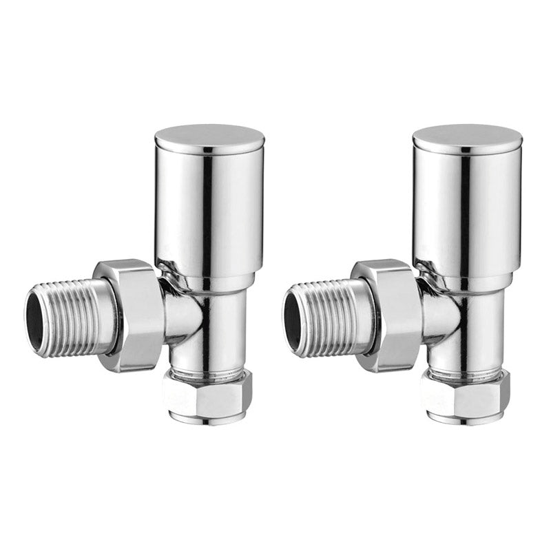 DQ Essential Manual Angled Radiator Valves