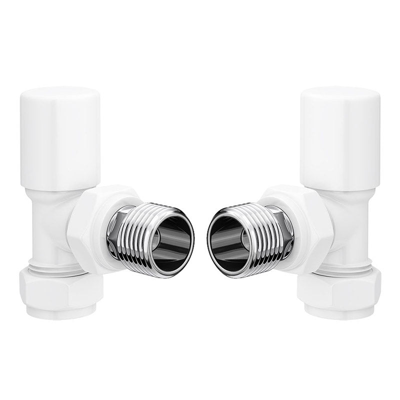 DQ Essential Manual Angled Radiator Valves