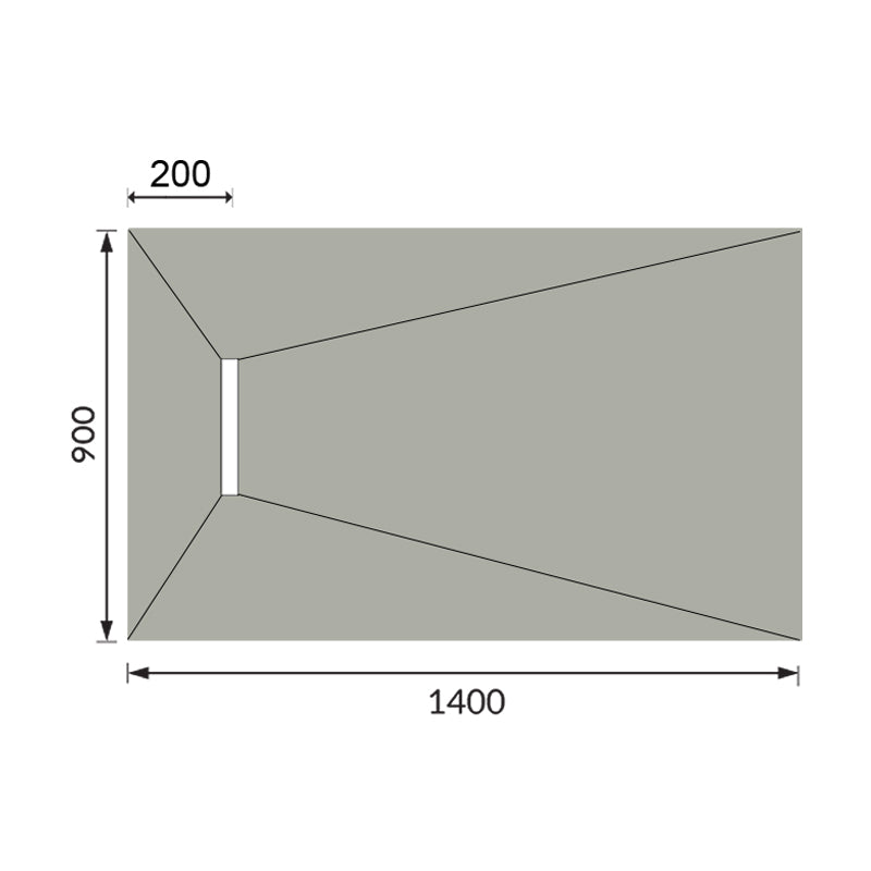 Abacus Elements Linear 300 Level Access Wetroom Tray Kits