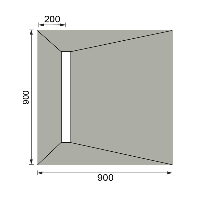 Abacus Elements Linear 600 Level Access Wetroom Tray Kits