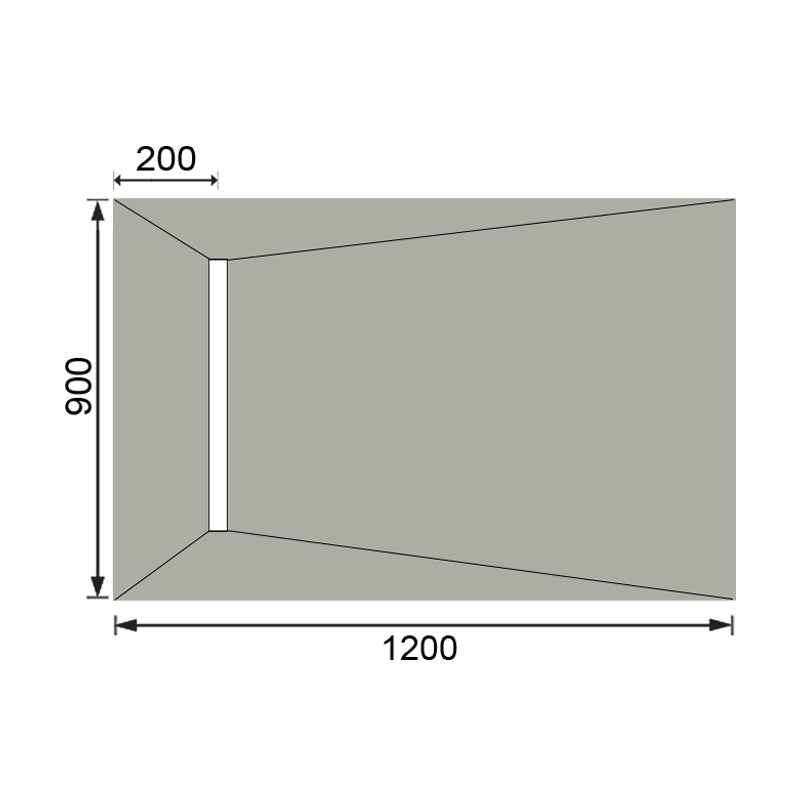 Abacus Elements Linear 600 Level Access Wetroom Tray Kits