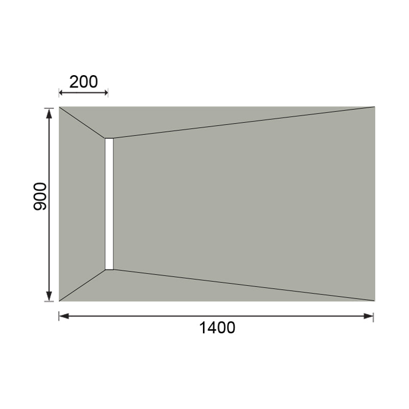 Abacus Elements Linear 600 Level Access Wetroom Tray Kits