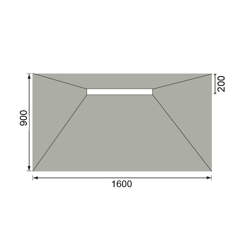 Abacus Elements Linear 600 Level Access Wetroom Tray Kits