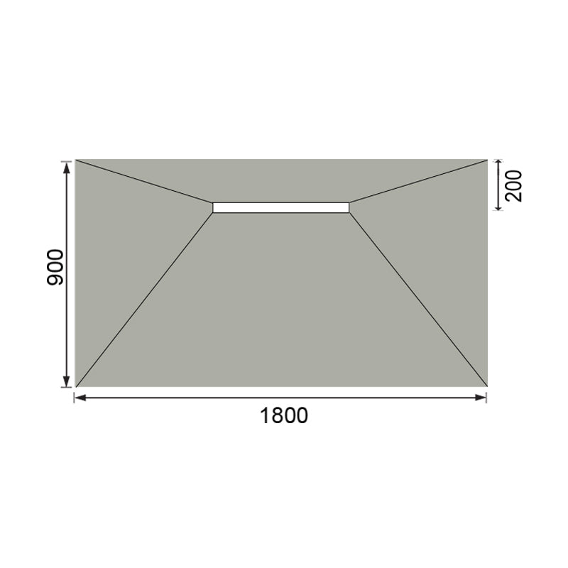 Abacus Elements Linear 600 Level Access Wetroom Tray Kits