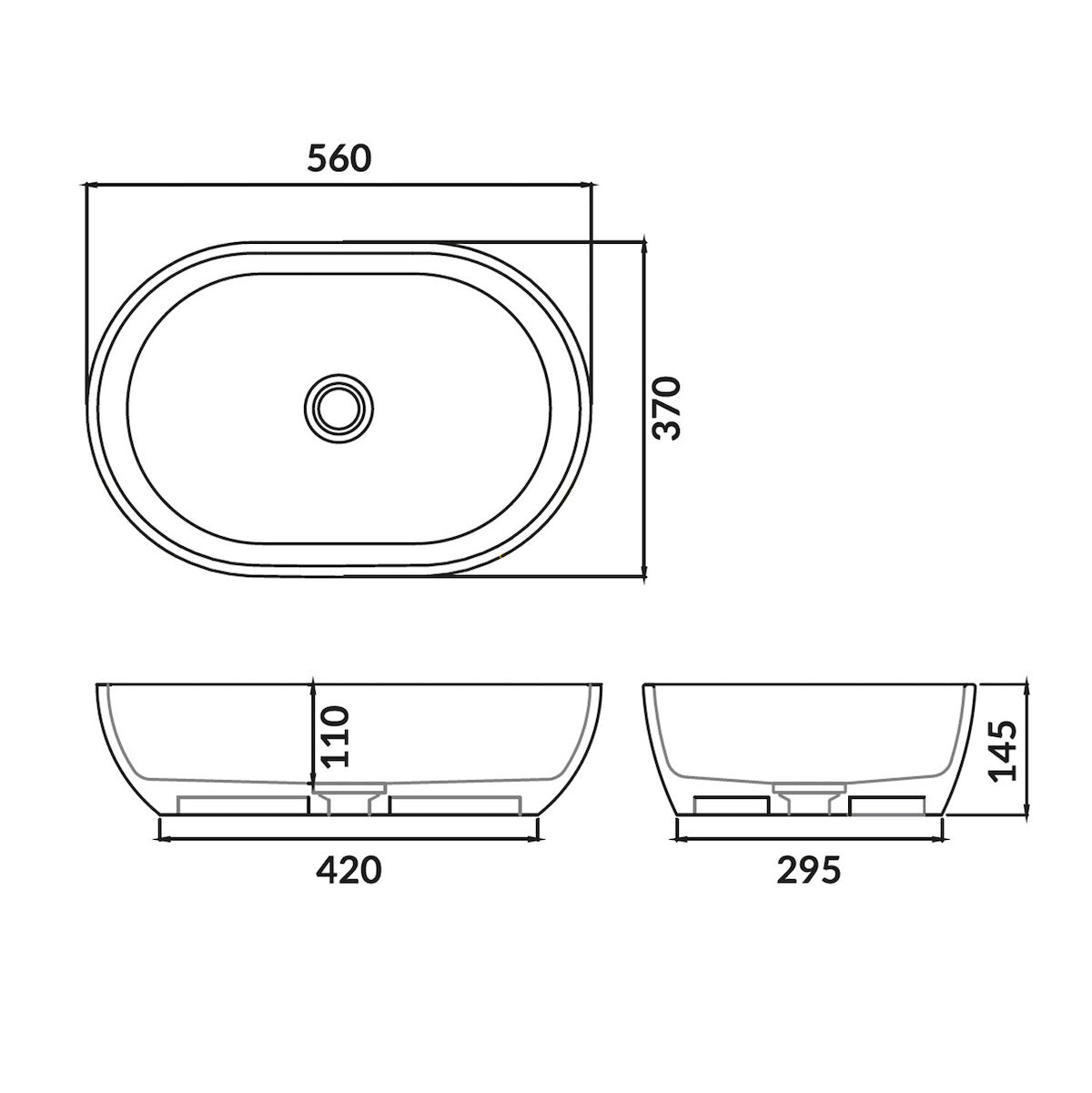 Scudo Neo Counter Top Basin