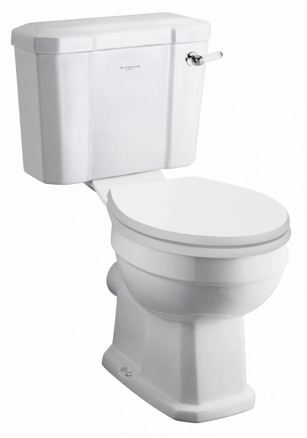 Fitzroy close coupled wc white seat