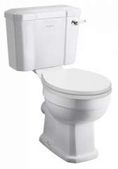 Fitzroy close coupled wc white seat