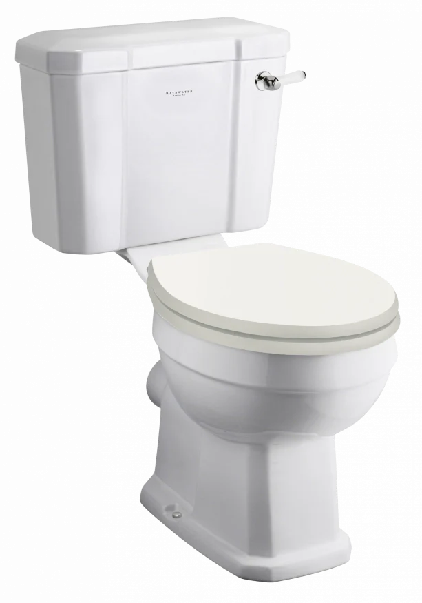 Fitzroy close coupled wc cream seat