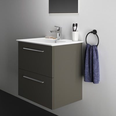 Ideal Standard i.life A 600mm 2 Drawer Wall Hung Vanity Unit