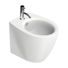 white bidet round shape