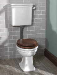 Silverdale Loxley Low Level Toilet Pan and Cistern