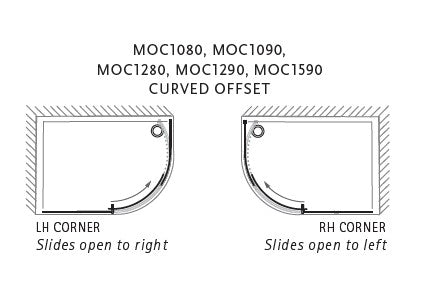 Matki ONE Curved shower enclosure