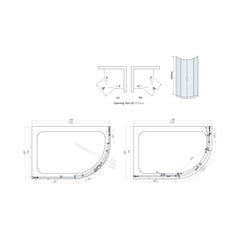 Scudo S6 Chrome Offset Double Door Quadrant