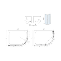 Scudo S6 Chrome Offset Double Door Quadrant