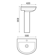 Scudo Spa Basin