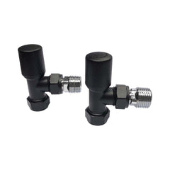 black angled valves 