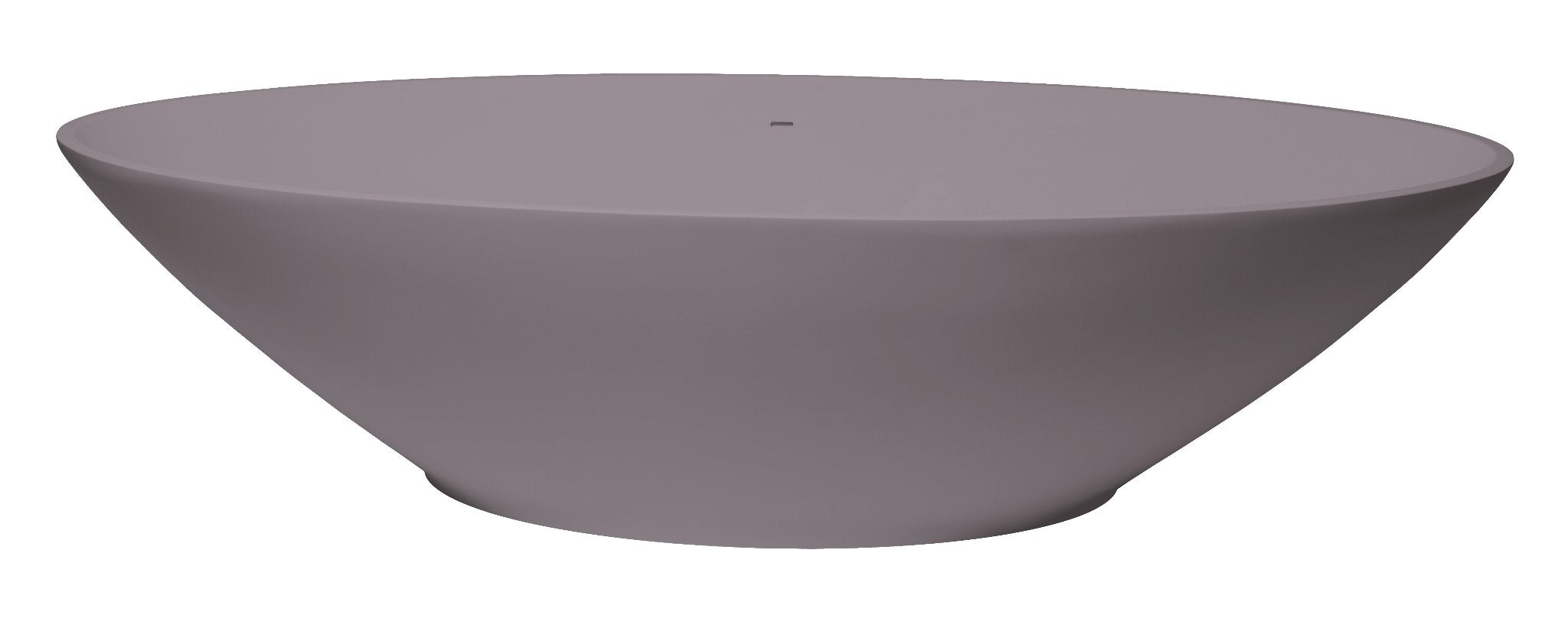 pink oval freestanding bath