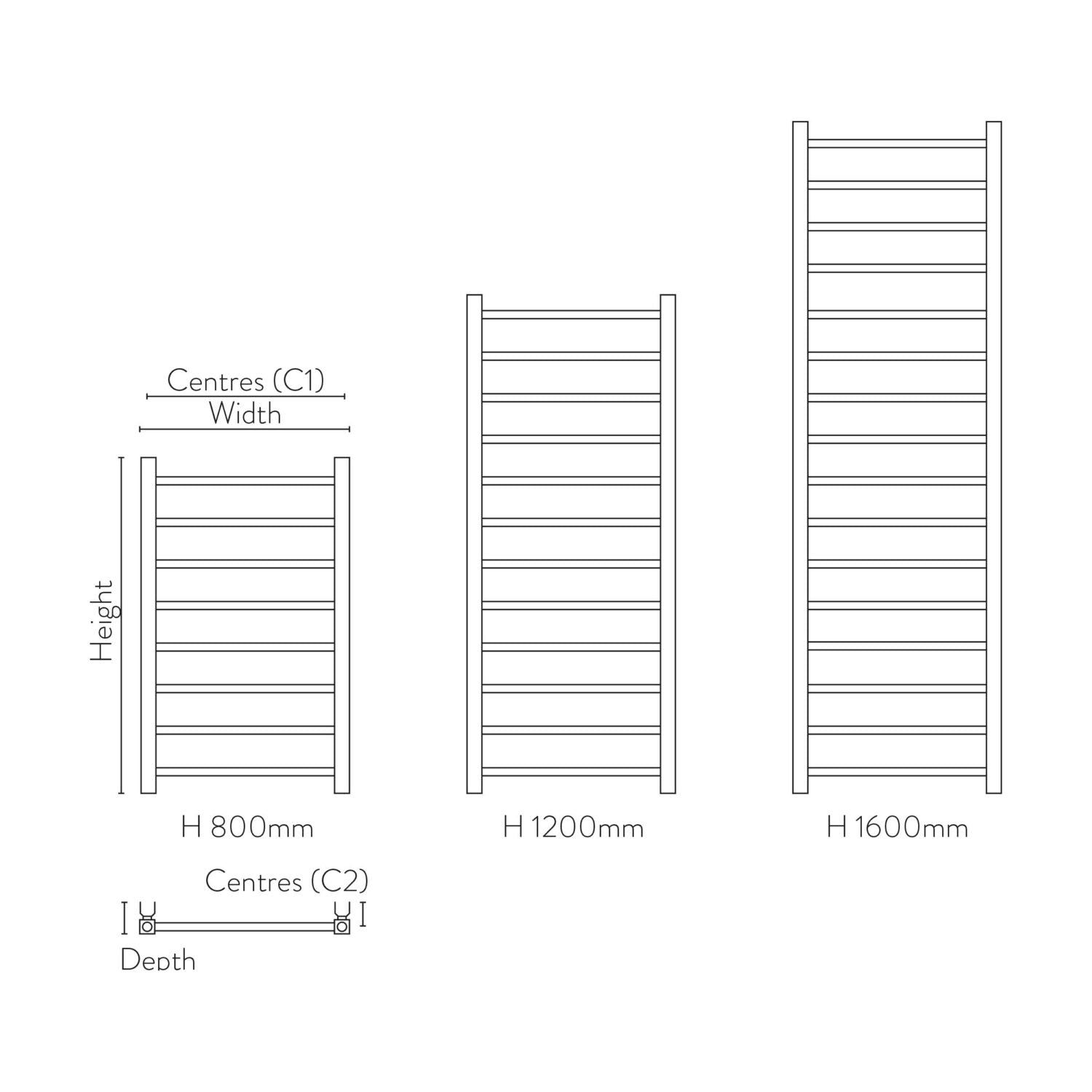 Scudo Vibe Towel Radiators