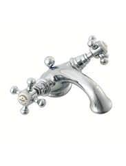 Silverdale Victorian Basin Monobloc Mixer with Pop Up Waste