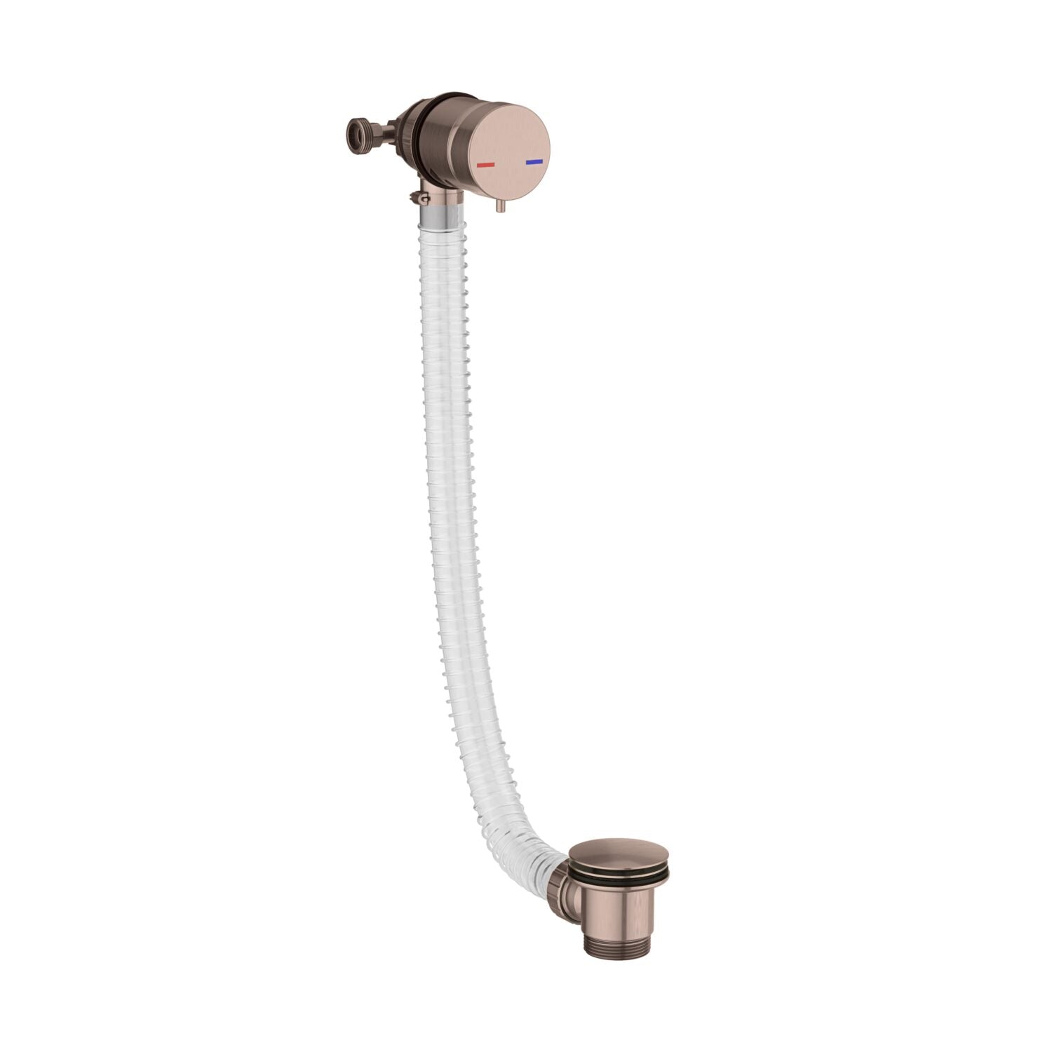 Scudo Bath Filler and Overflow with Flow and Temperature Control