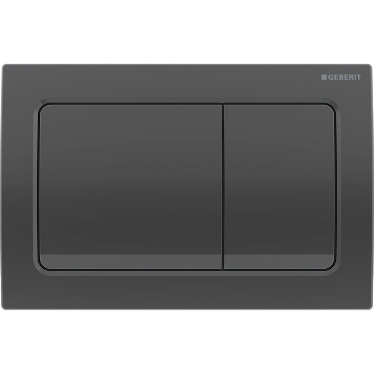 black chrome matt flush plate