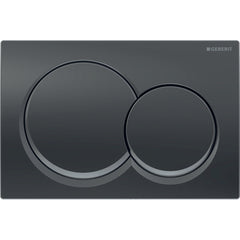 black chrome effect flush plate 