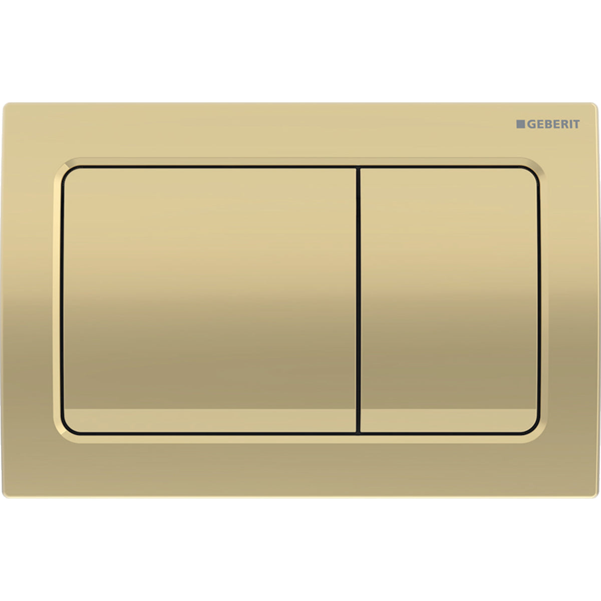 square brass colour flush plate 