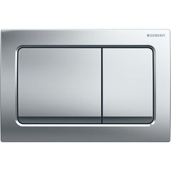 gloss chrome square flush plate 