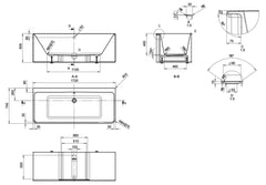 Ancora square line drawing